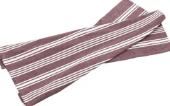 Viskestykke recycle Eco Stripe 70 x 50 cm Rumba red