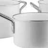 White Line grydesæt 3 stk. 1,8 l 2,5 l 3,8 l keramisk Slip-L