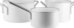 White Line grydesæt 3 stk. 1,8 l 2,5 l 3,8 l keramisk Slip-L