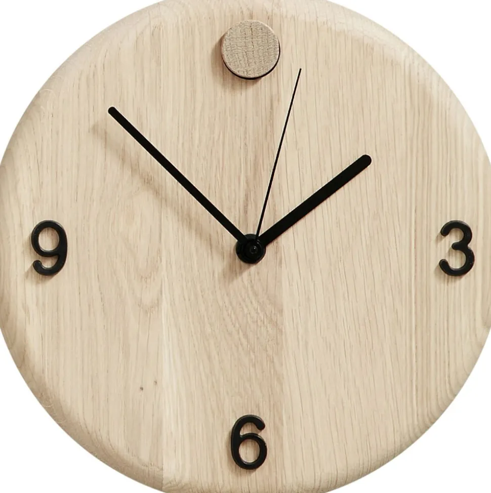 Wood time - Ø 22 cm, Oak